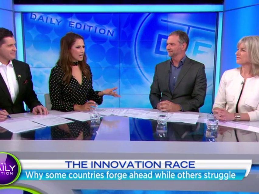The Innovation Race Interview on The Daily Edition (Channel 7)