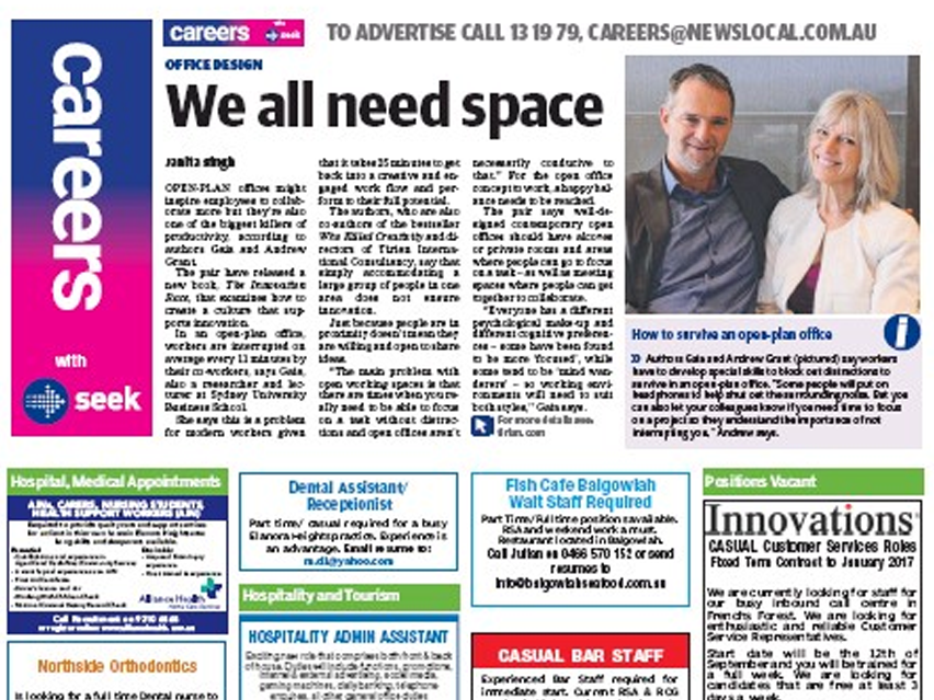 NEWSLOCAL: "We all need space"